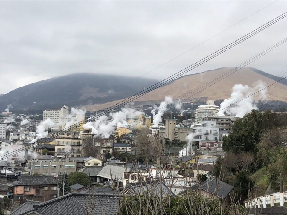 湯けむり